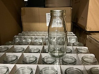 Partij bottle glass clear h14cm (672x) - afbeelding 3 van  6