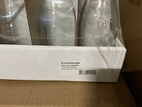 Partij bottle glass clear h14cm (672x) - afbeelding 5 van  6