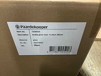 Partij bottle glass clear h14cm (864x) - afbeelding 2 van  2