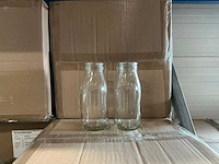 Partij bottle glass clear h14cm clear (1440x) - afbeelding 2 van  4