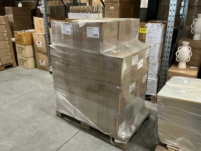 Partij bottle glass clear h14cm clear (1440x) - afbeelding 3 van  4