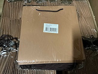 Partij bouquet bag brown 24x24x24cm (960x) - afbeelding 6 van  6