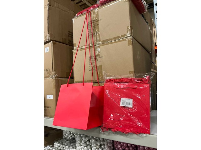 Partij bouquet bag red 24x24x24cm (360x) - afbeelding 2 van  4
