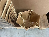 Partij bouquet bags kraft star 23/23x10/10x18cm (480x) - afbeelding 2 van  5