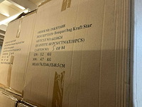 Partij bouquet bags kraft star 23/23x10/10x18cm (480x) - afbeelding 5 van  5