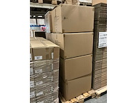 Partij bouquet bags kraft star 26/26x11/11x30cm (160x) - afbeelding 2 van  2