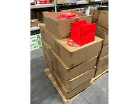 Partij bouquet bags red 20x20x20cm (1030x) - afbeelding 3 van  4