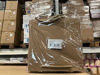 Partij bouquet ribbel bags 24x24x24cm brown (2400x) - afbeelding 3 van  6
