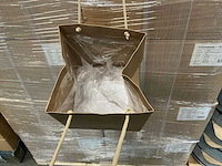 Partij bouquet ribbel bags 24x24x24cm brown (2400x) - afbeelding 5 van  6