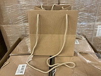 Partij bouquet ribbel bags 24x24x24cm kraft paper (2640x) - afbeelding 2 van  7