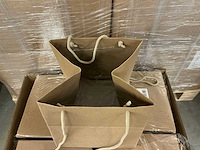 Partij bouquet ribbel bags 24x24x24cm kraft paper (2640x) - afbeelding 3 van  7