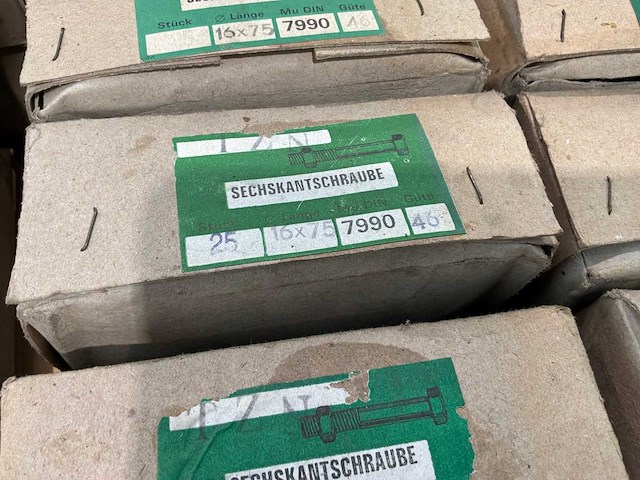 Partij bouten met moeren (1200x) - afbeelding 6 van  7