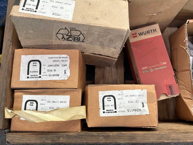 Partij bouten, moeren & ringen - afbeelding 3 van  16