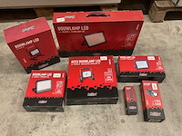 Partij bouw- & zaklampen, 7 stuks - afbeelding 1 van  6