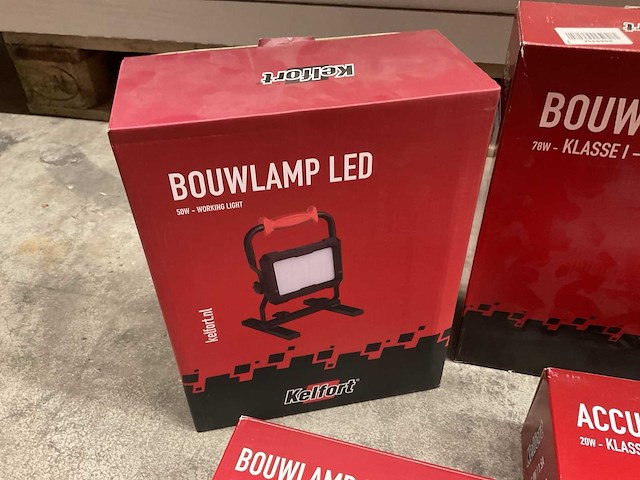 Partij bouw- & zaklampen, 7 stuks - afbeelding 2 van  6
