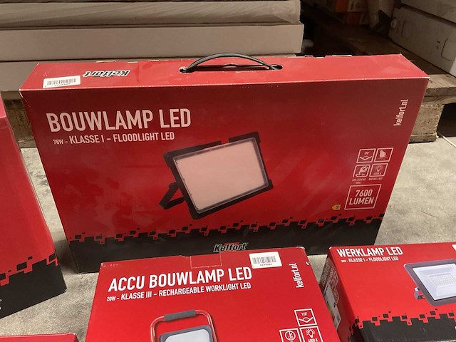 Partij bouw- & zaklampen, 7 stuks - afbeelding 3 van  6