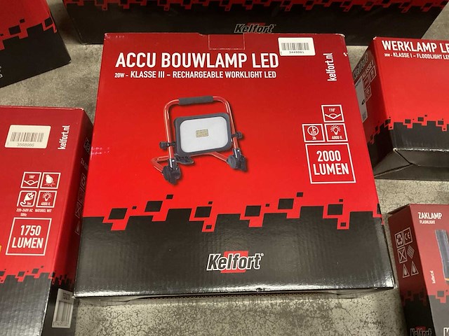 Partij bouw- & zaklampen, 7 stuks - afbeelding 5 van  6