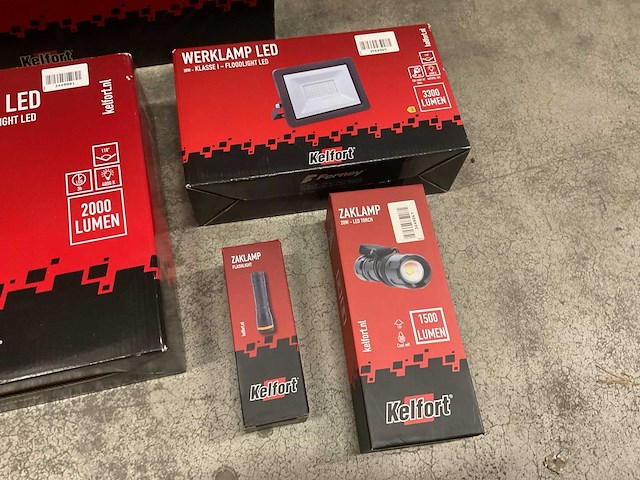 Partij bouw- & zaklampen, 7 stuks - afbeelding 6 van  6