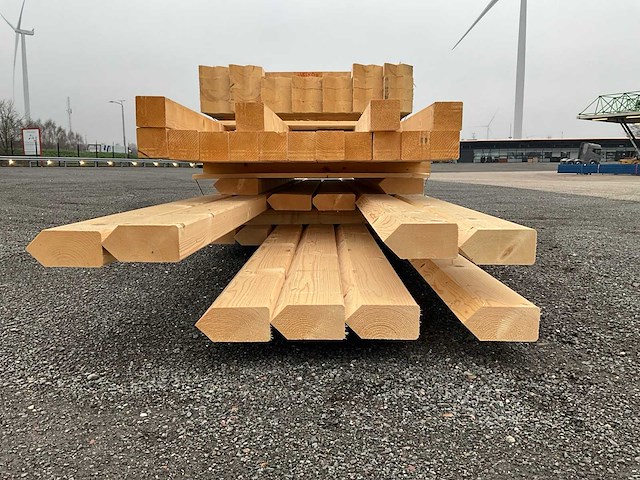 Partij bouwhout balken - afbeelding 2 van  10