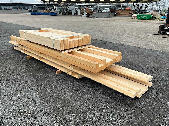 Partij bouwhout balken - afbeelding 7 van  10