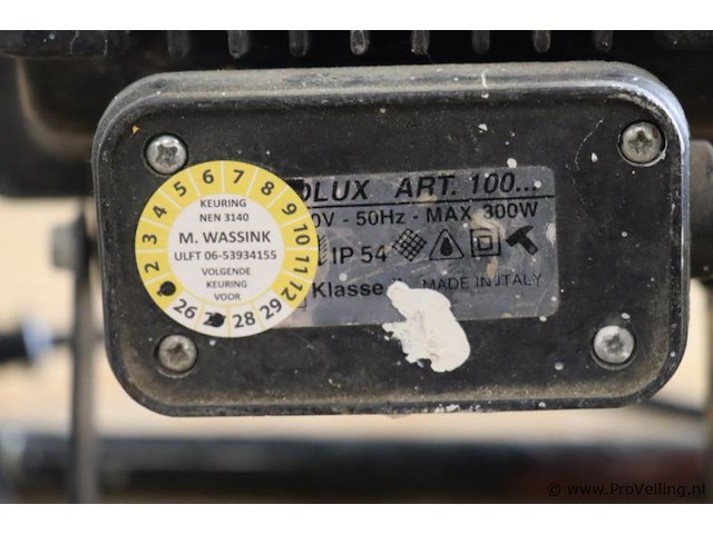 Partij bouwlampen o.a. eurolux art.100 en art.200 - afbeelding 6 van  7