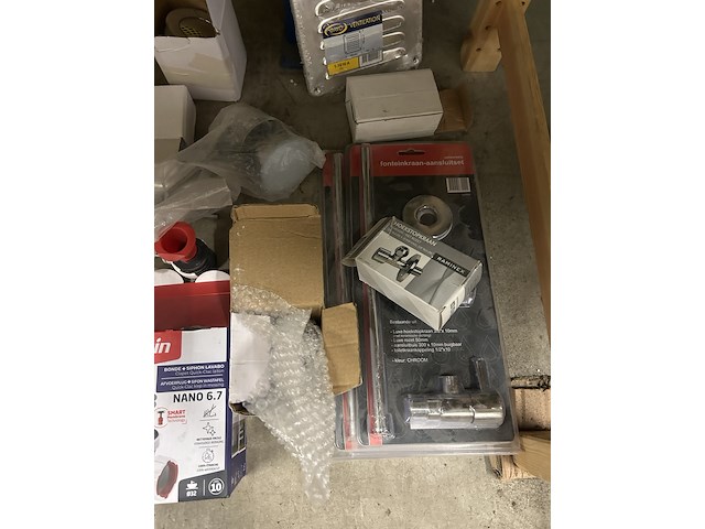 Partij bouwmarkt artikelen w.o. afvoerplug, hoekstopkraan w.o. raminex, wisa, wirquin - afbeelding 2 van  7