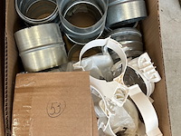 Partij bouwmarktartikelen w.o. diverse pvc buismateriaal buis delen/bochten - afbeelding 3 van  7