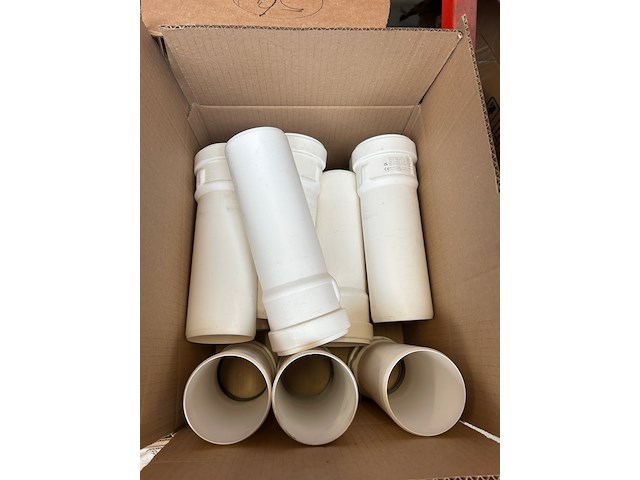 Partij bouwmarktartikelen w.o. diverse pvc buismateriaal buis delen/bochten - afbeelding 4 van  7