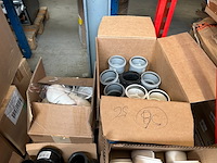 Partij bouwmarktartikelen w.o. diverse pvc buismateriaal buis delen/bochten - afbeelding 6 van  7