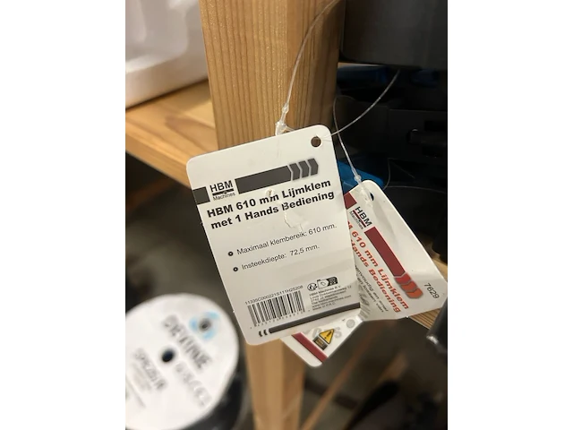Partij bouwmarktmaterialen w.o. snelspanlijmklemmen w.o. hbm, activa - afbeelding 5 van  8