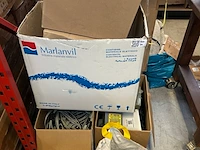 Partij bouwmaterialen w.o. aansluitklemmen w.o. phoenix
