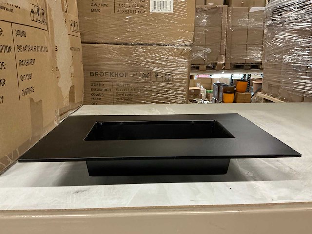 Partij bowl alicante zinc l31xw20xh5,5cm black (255x) - afbeelding 1 van  5