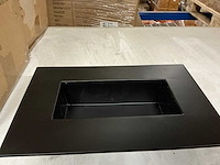 Partij bowl alicante zinc l31xw20xh5,5cm black (255x) - afbeelding 2 van  5