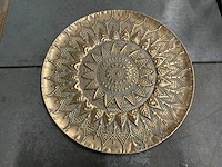 Partij bowl anna round d60cm gold/blue finish (24x) - afbeelding 1 van  3