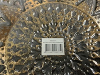 Partij bowl anna round d60cm gold/blue finish (24x) - afbeelding 2 van  3