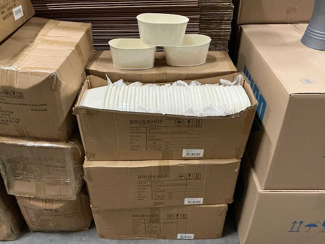 Partij bowl bolton zinc l20xw12xh9,5cm cream (480x) - afbeelding 4 van  5