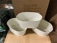 Partij bowl bolton zinc l24xw15xh9,5cm cream (720x) - afbeelding 3 van  5