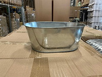 Partij bowl bolton zinc l24xw15xh9,5cm natural (160x) - afbeelding 1 van  5