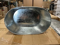 Partij bowl bolton zinc l24xw15xh9,5cm natural (160x) - afbeelding 3 van  5