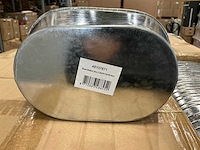 Partij bowl bolton zinc l24xw15xh9,5cm natural (160x) - afbeelding 2 van  4