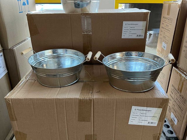 Partij bowl bordeaux zinc ø22xh9,5cm zinc (200x) - afbeelding 4 van  4