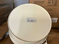 Partij bowl bordeaux zinc ø25xh10,5cm cream (740x) - afbeelding 3 van  5