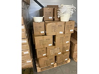 Partij bowl bordeaux zinc ø25xh10,5cm cream (740x) - afbeelding 4 van  5