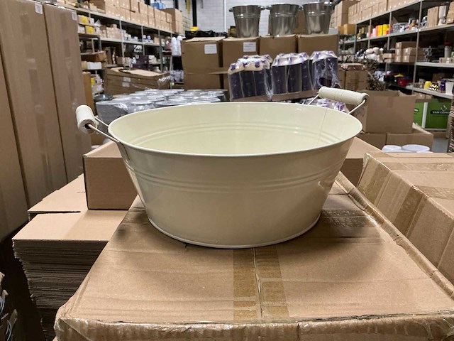 Partij bowl bordeaux zinc ø29xh11,5cm cream (500x) - afbeelding 1 van  6