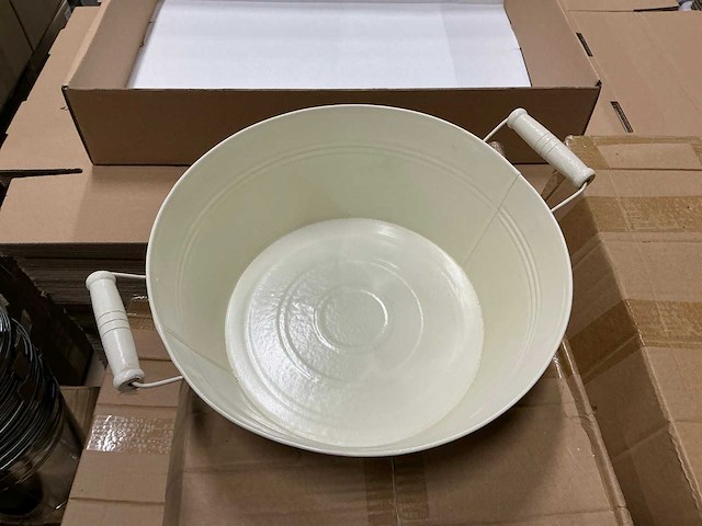Partij bowl bordeaux zinc ø29xh11,5cm cream (500x) - afbeelding 2 van  6