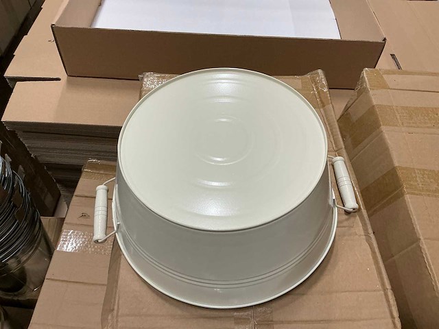 Partij bowl bordeaux zinc ø29xh11,5cm cream (500x) - afbeelding 3 van  6
