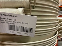 Partij bowl bordeaux zinc ø29xh11,5cm cream (500x) - afbeelding 4 van  6