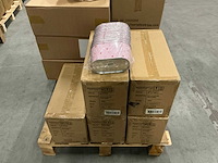 Partij bowl love story zinc 19,5x11,5xh9cm red/pink (300x) - afbeelding 1 van  2