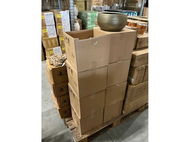 Partij bowl mira 29x14cm gold (16x) - afbeelding 4 van  5