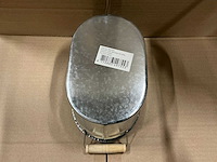 Partij bowl nice zinc shiny l20xw12,5xh9cm (1080x) - afbeelding 3 van  4